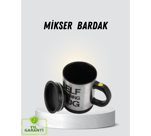 Akıllı Kendi Kendini Karıştıran Termal Kupa – Paslanmaz Çelik