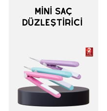 Seyahat Tipi Mini Saç Düzleştirici – Seramik Kaplama, Hızlı Isınma, Kompakt Tasarım
