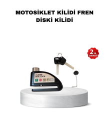 110 dB Alarmlı Disk Fren Kilidi Su Geçirmez Çelik Gövde Motosiklet Güvenlik
