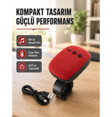 Bluetooth 5.1 Kablosuz Hoparlör – Güçlü Bas, FM Radyo ve Çoklu Giriş Destekli