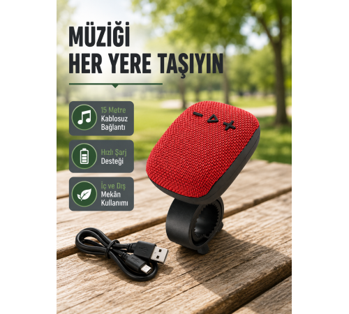 Taşınabilir Bluetooth Hoparlör – 5W Güçlü Ses, TWS ve FM Radyo Özellikli