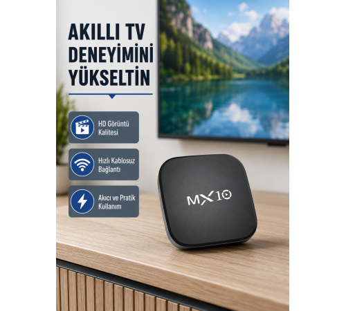 Android 4K TV Box – Wi-Fi, Bluetooth, Dolby Ses, 60 FPS Ultra HD