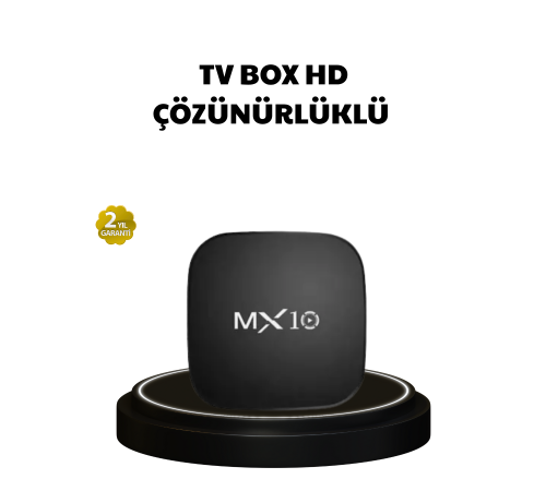 MX Box S 4K Android TV Box – Google Asistan, Dolby Ses, 8 GB Hafıza, Chromecast Desteği