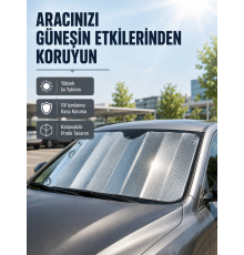 Araba Güneşliği Alüminyum Yansıtıcı Yüzeyle Etkili Isı Koruması