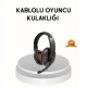 Profesyonel  Kulaklık – Mikrofonlu, Yumuşak Pedli, Stereo Ses Kalitesi, Tere Dayanıklı