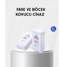 Fare, Sivrisinek ve Böcek Kovucu Ultrasonik Cihaz – Güvenli ve Kimyasalsız Çözüm