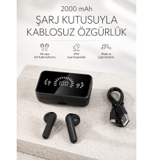 Bluetooth 5.1 Destekli bluetooth kulaklık – ANC ve Stereo Sesli