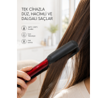 Çok Yönlü Kullanım Sunan Saç Düzleştirici – Düzleştirici ve Hacim Verici