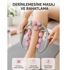 Taşınabilir 3D Masaj Rulosu – Kas Rahatlatıcı ve Yağ Azaltıcı Masaj Cihazı