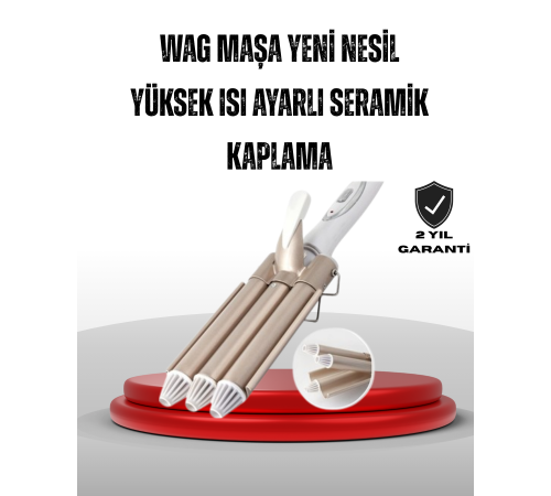 Ayarlanabilir Isı Ayarıyla Profesyonel Bukle Maşası – Hızlı ve Nazik Şekillendirme