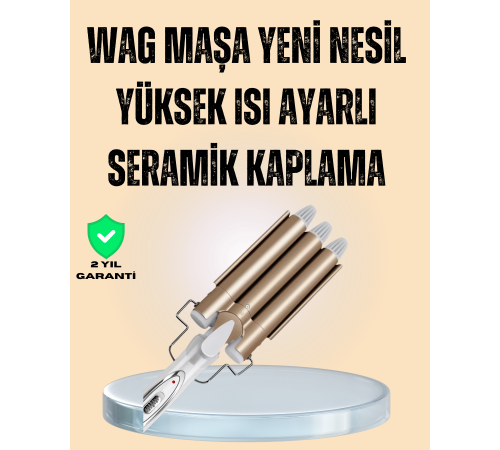 Ayarlanabilir Isılı Bukle Saç Maşası