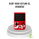 SUP Retro El Konsolu – 500 Oyun, 2 lu, 3 İnç Ekran, Taşınabilir Şarjlı Atari