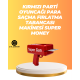 AA Pil ile Çalışan, Kolay Kullanımlı Kâğıt Fırlatıcı Oyuncak