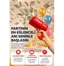Partiler ve Sosyal Medya İçerikleri İçin Etkili Kâğıt Atma Oyuncağı