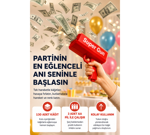 Partiler ve Sosyal Medya İçerikleri İçin Etkili Kâğıt Atma Oyuncağı