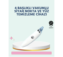 Cilt Dostu Vakumlu Siyah Nokta Temizleyici – Siyah Nokta, Yağ ve Makyaj Kalıntılarına Karşı