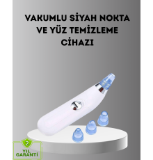 Siyah Nokta ve Gözenek Temizleyici Vakumlu Cihaz – Masajlı Derin Temizlik Teknolojisi
