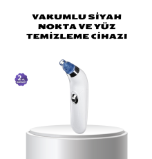 Vakumlu Siyah Nokta Temizleme Cihazı – 5 Kademe Güç ve 4 Başlıklı Derin Cilt Bakımı