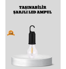 Type-C Şarjlı LED Kamp Lambası – Uzun Ömürlü Pil ve Yüksek Parlaklık