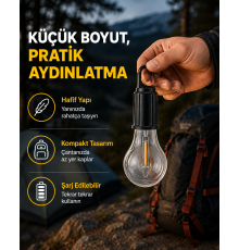 Su Geçirmez Dış Mekan LED Çadır Işığı