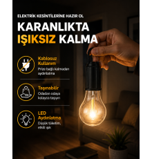 Dış Mekan Kullanımına Uygun LED Lamba