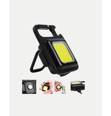 Şarjlı COB LED Anahtarlık Fener – 4 Modlu, Manyetik ve Katlanabilir Standlı Yeni Nesil