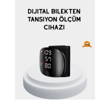 Taşınabilir Dijital Tansiyon Aleti – Bilekten Ölçüm, Aritmi Uyarısı ve Risk Göstergesi