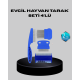 Evcil Hayvan Tüy Bakım Seti – 4’lü Paslanmaz Çelik ve Eco Plastik, Kolay Temizlenebilir ve Dayanıklı