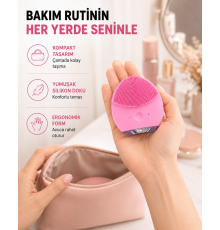Şarjlı Su Geçirmez Yüz Temizleme ve Masaj Aleti – 3 Fonksiyonlu Yeni Nesil