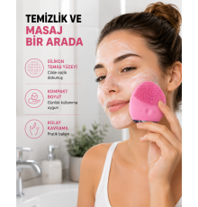 Taşınabilir Silikon Masaj Aleti – Derin Temizlik, Yüz ve El Kullanımına Uygun Yeni Nesil