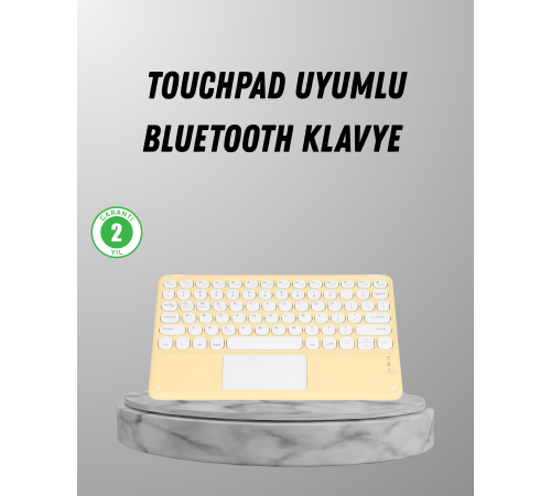Bluetooth Klavye – Kablosuz, Sessiz Tuşlu, Android iOS Windows Uyumlu, Kompakt Taşınabilir Tasarım