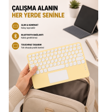 Kablosuz Bluetooth Klavye – Slim Taşınabilir Tasarım