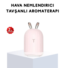 Ultrasonik Hava Nemlendirici 200 ml Aroma Difüzör LED Işıklı Sessiz
