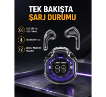 Kablosuz Bluetooth Kulaklık Hifi Ses Kalitesi ve Mikrofonlu