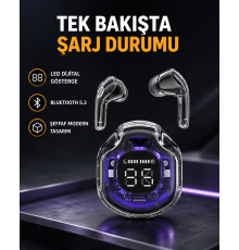 Kablosuz Bluetooth Kulaklık Hifi Ses Kalitesi ve Mikrofonlu
