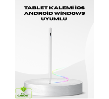Type-C Şarjlı Dokunmatik Kalem – iPad, iPhone ve Android Uyumlu, Sessiz Çalışan