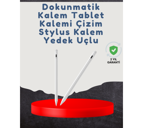 Yüksek Hassasiyetli Eğim Sensörlü Dijital Kalem – USB-C Hızlı Şarjlı