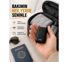 Elektrikli Tıraş Makinesi Çift Başlıklı Ultra İnce Tasarım