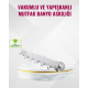 Vakumlu ve Yapışkanlı Mutfak Banyo Askılığı 5 Bölmeli Pratik Düzenleyici