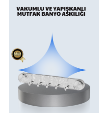 Aletsiz Montaj Vakumlu Yapışkanlı Askı Aparatı