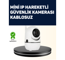 Yüksek Çözünürlüklü Hareket Takipli Kablosuz Güvenlik Kamerası – 1080P, Gece Görüşlü