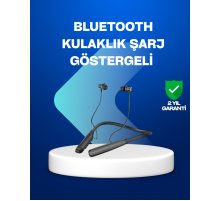 Boyun Askılı Kablosuz Bluetooth Kulaklık – Aktif Gürültü Önleme, LCD Ekranlı