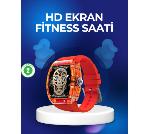 Şeffaf Tasarımlı Akıllı Saat Dokunmatik Ekranlı