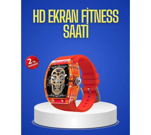 Şeffaf Tasarımlı Akıllı Saat Dokunmatik Ekranlı