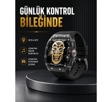 GPS ve NFC Özellikli Akıllı Saat iOS Android Uyumlu