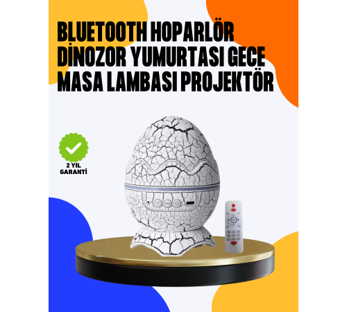 Yüksek Çözünürlüklü LED Galaksi Projektör + 19 Sesli Uyku Makinesi
