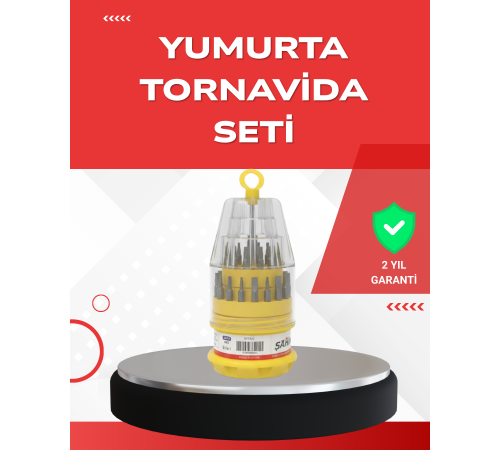 Ateşe Dayanıklı Tornavida Seti Elektronik Tamir İçin Çok Uçlu