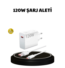 120W Ultra Hızlı Şarj Adaptörü USB-C Destekli Güçlü Şarj Teknolojisi