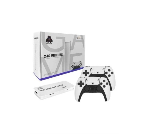 3D 4K 2000 Oyunlu Game Stick Oyun Konsolu Çift Konsol