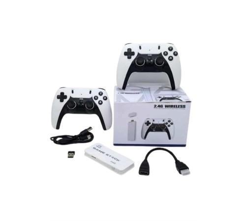 3D 4K 2000 Oyunlu Game Stick Oyun Konsolu Çift Konsol
